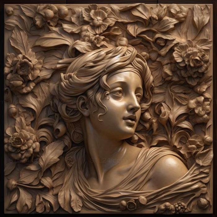 Patterns and decorations (stl Pleuropasta 1, PATTERN_933) 3D models for cnc